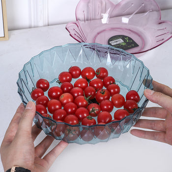 Frutiere akriliku rrethore me dizenjo gjeometrike