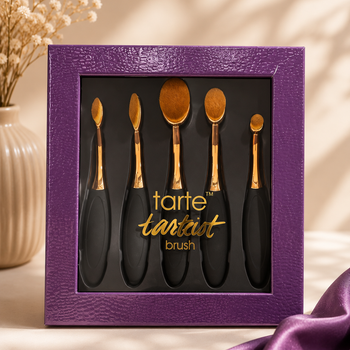 Set furçash ovale për make-up
