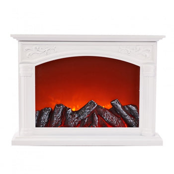 Oxhak dekorativ LED me kornizë të bardhë stil klasik