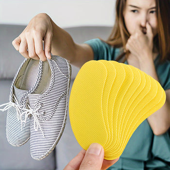 Stiker me aromë limoni për të shmangur aromën e keqe të këmbëve