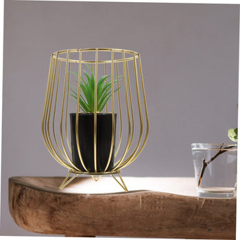 Strukturë metalike me fron gold rrethore