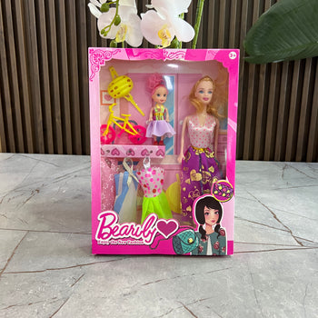 Barby, nena me garderobe & vajza me biçiklete