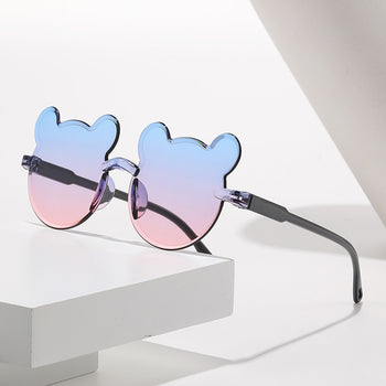 Set me syze në formë arushi dhe kapëse për flokët me flutura