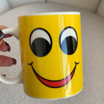 Filxhan qeramike Smile, 8*H9.5cm, e verdhë