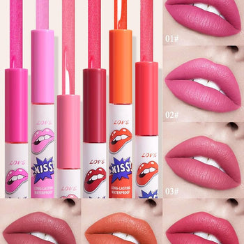 Lip Glaze me 6 nuanca të ndryshme