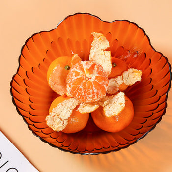 Frutiere akriliku transparente në formë lule