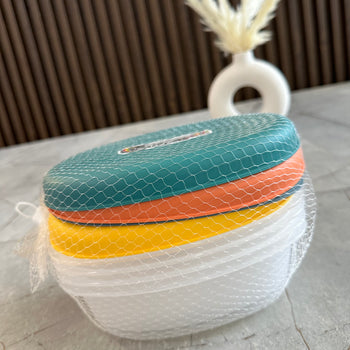 Set tasa plastike x4