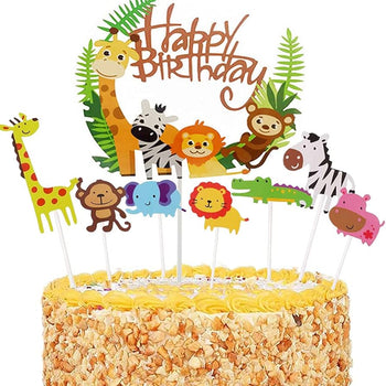 Cake topper me Zoo