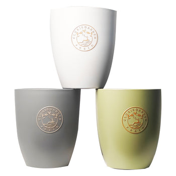 Vazo plastike rrethore Gloris Garden resin