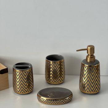 Set aksesorë tualeti x4