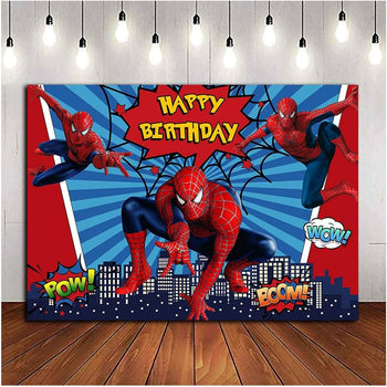 Baner për ditëlindje me Spiderman