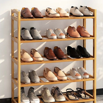 Raft organizues për këpucët bamboo (5 kate)