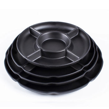 Pjatë melamine me 5 ndarje  si formë luleje