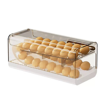 Organizues vezësh për frigorifer (mbajtëse vezësh)