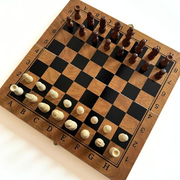Lojë shahu druri  3 në 1