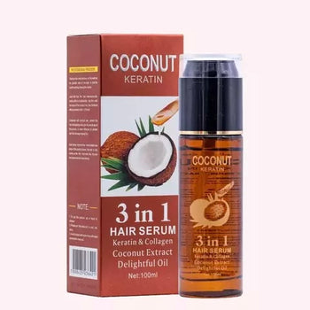 Serum për flokë 3 në 1 Coconut Keratin