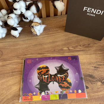 Set Balona Halloween - Kunguj & “Halloween”(5 copë).