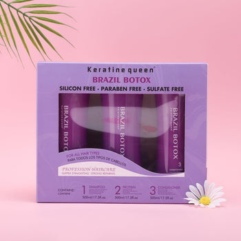 Set 3in1 për flokë Brazil Botox