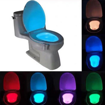 Dritë me ngjyra për WC