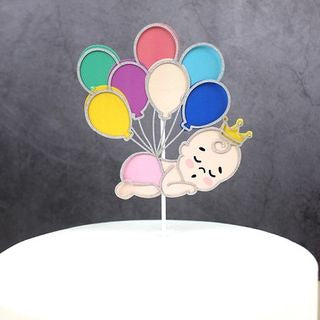 Dekor për tortën me bebush (cake topper)