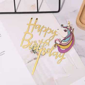 Dekor për tortën me njëbrirësh ose sirenë (cake topper)