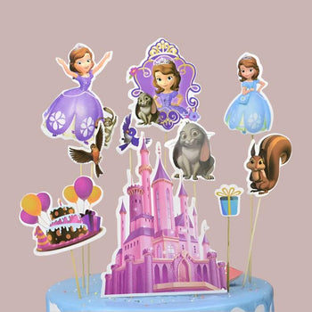 Dekor për tortën me princeshë Sofia (cake topper)