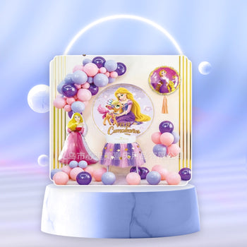 Set me tullumbaca dhe poster me Rapunzel
